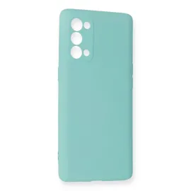 Newface Oppo Reno 5 Pro Kılıf Nano Içi Kadife Silikon - Turkuaz