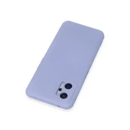 Newface Realme 9I 4G Kılıf Nano Içi Kadife Silikon - Lila