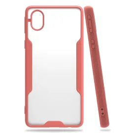 Newface Samsung Galaxy A01 Core Kılıf Platin Silikon - Pembe