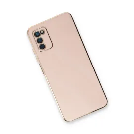 Newface Samsung Galaxy A03S Kılıf Volet Silikon - Pembe