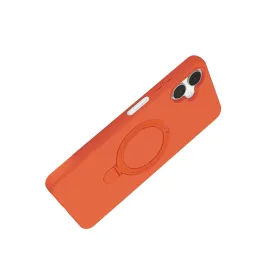 Newface Samsung Galaxy A06 Regal Magsafe Standlı Kapak - Turuncu