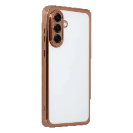 Newface Samsung Galaxy A17 5G Razer Lensli Silikon - Çöl Titanyum