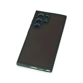 Newface Samsung Galaxy S22 Ultra Kılıf Montreal Silikon Kapak - Yeşil