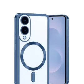 Newface Samsung Galaxy S25 Edge Kross Magneticsafe Kapak - Sierra Blue