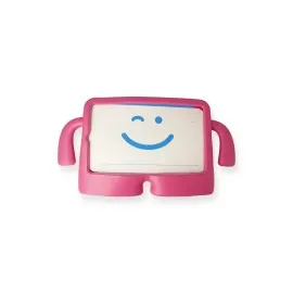 Newface Samsung Galaxy Tab A9 Plus Kılıf Karakter Tablet Silikon - Pembe