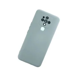 Newface Tecno Camon 16 Kılıf Nano Içi Kadife Silikon - Buz Mavisi