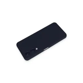 Newface Vivo Y17S Kılıf Nano içi Kadife Silikon - Lacivert