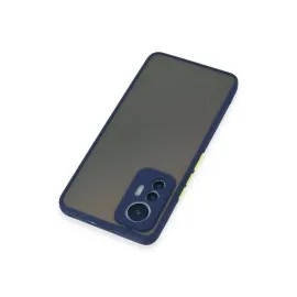 Newface Xiaomi Mi 12 Lite Kılıf Montreal Silikon Kapak - Lacivert