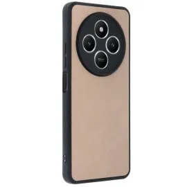 Newface Xiaomi Redmi 14C Kılıf Aras Deri Kapak - Pudra