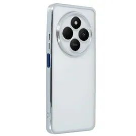 Newface Xiaomi Redmi 14C Kılıf Razer Lensli Silikon - Gümüş