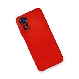 Newface Xiaomi Redmi Note 11 Kılıf Nano Içi Kadife Silikon - Kırmızı