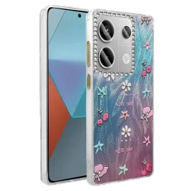 Newface Xiaomi Redmi Note 13 Pro 4G Kılıf Blade Aynalı Desenli Kapak - Desen 4