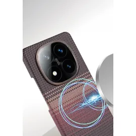 Newface Xiaomi Redmi Note 14 Pro 5G Vega Magsafe Kapak - Yeşil