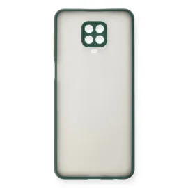 Newface Xiaomi Redmi Note 9 Pro Kılıf Montreal Silikon Kapak - Yeşil