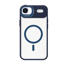 Joko Apple Iphone 17 Air Remim Lensli Magsafe Standlı Kapak - Lacivert