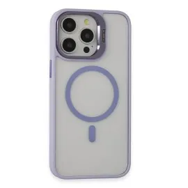 Joko Iphone 15 Pro Kılıf Roblox Lens Magsafe Standlı Kapak - Lila