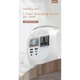 Konfulon CN01 Powerbank 45.000 mAh Kamp Şarj PD - Beyaz