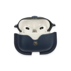 Newface Airpods 3 (3.nesil) Çanta Deri Kılıf - Lacivert