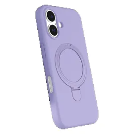 Newface Apple Iphone 16 Plus Regal Magsafe Standlı Kapak - Lila