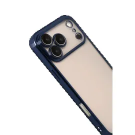 Newface Apple Iphone 17 Pro Max Razer Lensli Silikon - Lacivert