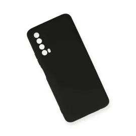 Newface Huawei P Smart 2021 Kılıf Nano Içi Kadife Silikon - Siyah