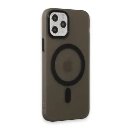 Newface Iphone 11 Pro Max Kılıf Lodos Magneticsafe Mat Kapak - Siyah