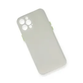 Newface Iphone 12 Pro Max Kılıf Pp Ultra İnce Kapak - Beyaz