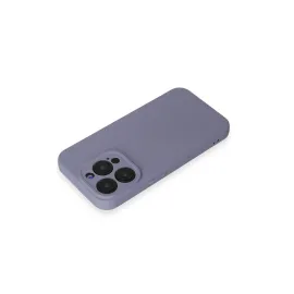 Newface Iphone 15 Pro Max Kılıf Nano Içi Kadife Silikon - Lila