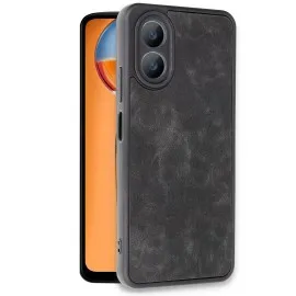 Newface Oppo A38 Kılıf Aras Deri Kapak - Siyah