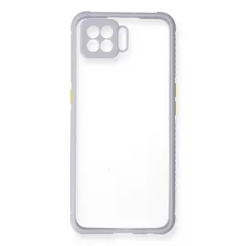 Newface Oppo A73 Kılıf Miami Şeffaf Silikon - Lila