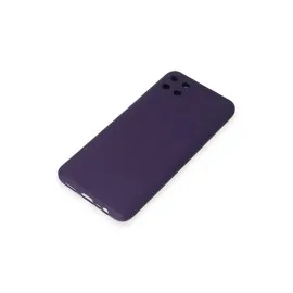 Newface Realme C11 Kılıf Nano Içi Kadife Silikon - Mor