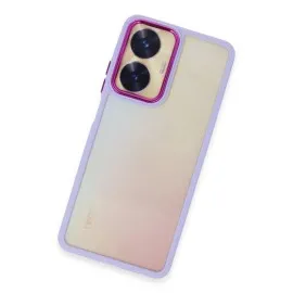 Newface Realme C55 Kılıf Dora Kapak - Lila