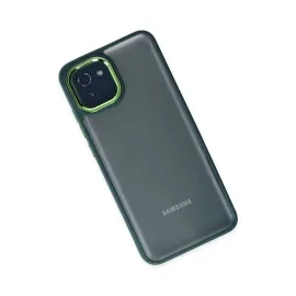 Newface Samsung Galaxy A03 Kılıf Dora Kapak - Haki Yeşil