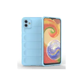 Newface Samsung Galaxy A04E Kılıf Optimum Silikon - Sky Blue