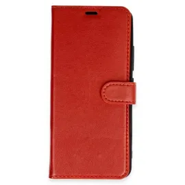 Newface Samsung Galaxy A07 Trend S Plus Kapaklı Kılıf - Kırmızı