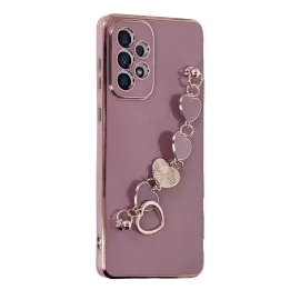Newface Samsung Galaxy A33 5G Kılıf Esila Silikon - Mor