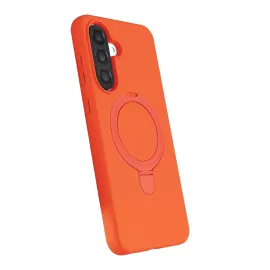 Newface Samsung Galaxy A36 Regal Magsafe Standlı Kapak - Turuncu