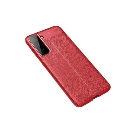 Newface Samsung Galaxy S21 Kılıf Auto Focus Kapak - Kırmızı