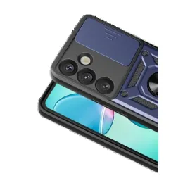 Newface Samsung Galaxy S26 Plus Pars Lens Yüzüklü Silikon - Lacivert