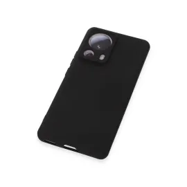 Newface Xiaomi Mi 13 Lite Kılıf Nano Içi Kadife Silikon - Siyah