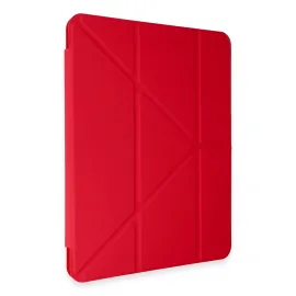 Newface Xiaomi Pad 6 Kılıf Kalemlikli Mars Tablet Kılıfı - Kırmızı