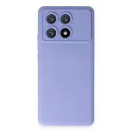 Newface Xiaomi Poco X6 Pro Kılıf Nano Içi Kadife Silikon - Lila