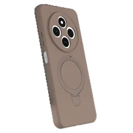 Newface Xiaomi Redmi 14C Regal Magsafe Standlı Kapak - Çöl Titanyum