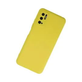 Newface Xiaomi Redmi Note 10 5G Kılıf Nano Içi Kadife Silikon - Sarı