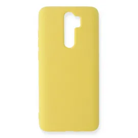 Newface Xiaomi Redmi Note 8 Pro Kılıf Nano Içi Kadife Silikon - Sarı