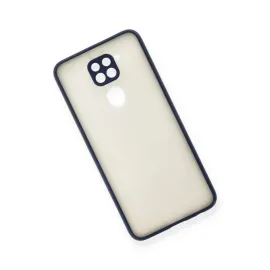 Newface Xiaomi Redmi Note 9 Kılıf Montreal Silikon Kapak - Lacivert