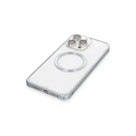 Joko Iphone 15 Pro Max Kılıf Metal Bumper Magneticsafe Kapak - Gri
