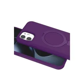 Newface Apple iPhone 11 Regal Magsafe Standlı Kapak - Derin Mor