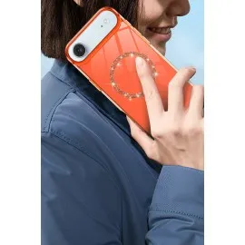 Newface Apple Iphone 17 Air Live Diamond Magsafe Kapak - Şeffaf