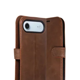 Newface Apple Iphone 17 Air Trend S Plus Kapaklı Kılıf - Taba